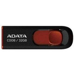 Флешка 32Gb Adata C008 Black/Red