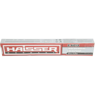 Електроди Haisser E6013 3.0 мм 2.5 кг (63816)