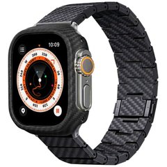 Ремешок Pitaka Carbon Fiber Watch Band Modern Black/Grey for Apple Watch 49/45/44mm (AWB2304)