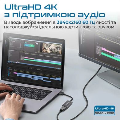 Переходник DisplayPort/HDMI Promate medialink-dp.black