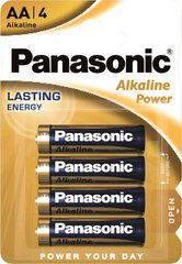 Батарейки Panasonic Alkaline Power AA BLI 4 (LR6REB/4BPR)