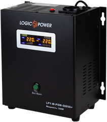 Источник бесперебойного питания LogicPower LPY-W-PSW-500VA + (350Вт) 5A / 10A с правильной синусоидой 12В (LP4142)