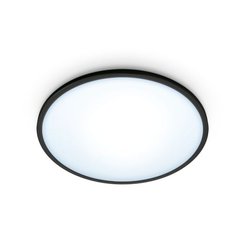 Стельовий світильник WiZ SuperSlim Ceiling 16W 2700-6500K Wi-FI Black (929002685201)