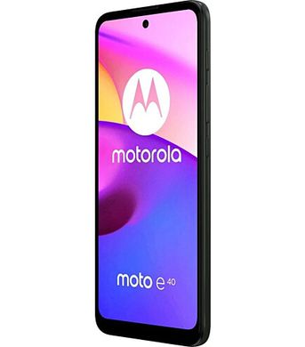 Смартфон Motorola E40 4/64GB Carbon Gray (PAVK0005UA)