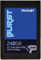 Накопитель Patriot Burst 240GB 2.5" SATAIII TLC 3D (PBU240GS25SSDR)