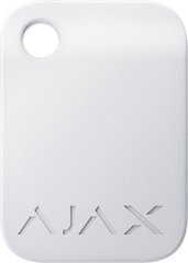 Безконтактний брелок Ajax Tag білий 100 шт. (000022793)