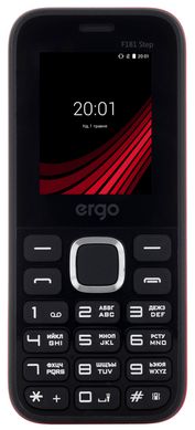 Телефон Ergo F181 Step Dual Sim black