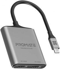 Перехідник USB Type-C/HDMI Promate medialink-h2.grey