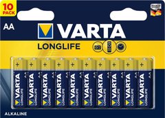Батарейка Varta Longlife AA BLI 10 Alkaline (04106101461)