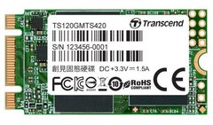 Накопитель Transcend MTS420S 120GB M.2 2242 SATAIII 3D TLC (TS120GMTS420S)