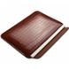 Чехол WIWU Skin Croco Geniunie Leather Sleeve MacBook 14.2 Brown