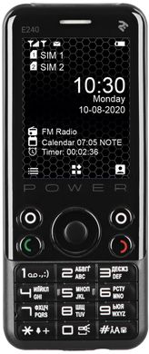 Мобильный телефон 2E E240 POWER DualSim Black