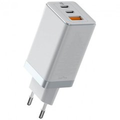 Зарядное устройство Baseus GaN2 Pro QC 2C+U 65W + Cable Type-C 100W Белый