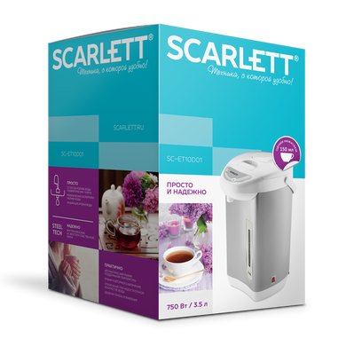 Термопот Scarlett SC-ЕТ10D01 white