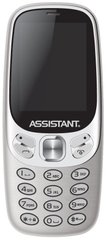Мобільний телефон Assistant AS-203 Silver