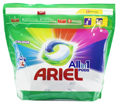 Гель-капсули для прання All in 1 для кольорових речей 54 шт Ariel (254085174)