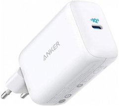 Сетевое зарядное устройство Anker PowerPort III - 65W Pod PPS+GaN White (A2712H21)