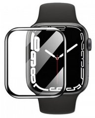 Защитное стекло iLera PolyGlass 2.5D Apple Watch 7 45 мм Black