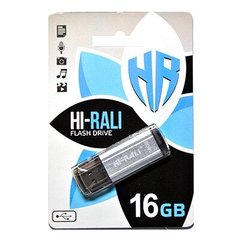 Флешка Hi-Rali USB 16GB Stark Series Silver (HI-16GBSTSL)