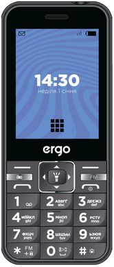 Мобильный телефон ERGO E281 Dual Sim Black