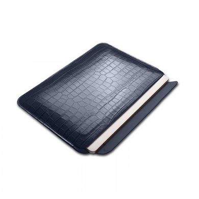 Чохол WIWU Skin Croco Geniunie Leather Sleeve MacBook 14.2 Blue
