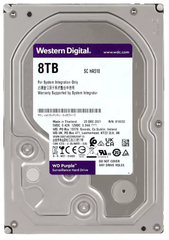 Внутренний жесткий диск WD Purple 8TB 7200 об/мин, 128MB, 3.5' SATA III (WD84PURU)