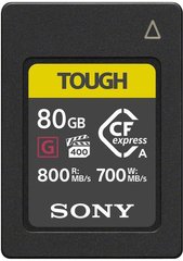 Карта памяти Sony CFexpress Type A 80GB R800/W700 Tough (CEAG80T.SYM)