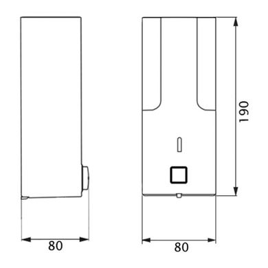 Дозатор жидкого мыла (380 мл) Lidz (PLA)-120.01.01