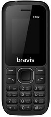 Мобільний телефон Bravis C182 Simple Black