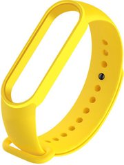 Ремешок UWatch Replacement Silicone Band For Xiaomi Mi Band 5 Yellow