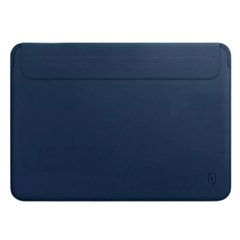 Чохол WIWU Skin Pro Slim Stand Sleeve Leather MacBook 16 Navy Blue