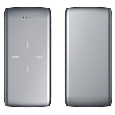Универсальная мобильная батарея PLATINET 10000mAh QI WIRELESS CHARGING Type-C Black [44244]