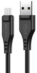 Кабель Acefast C3-09 USB to Micro 2,4A 1.2m TPE Black (AFC3-09B)