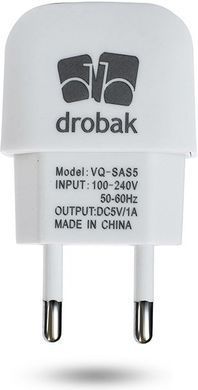 Автомобільний зарядний пристрій Drobak 2xUSB 2A (Black)