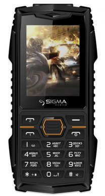Мобільний телефон Sigma mobile X-TREME AZ68 Black-orange