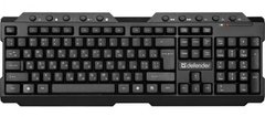 Клавіатура Defender Element HB-195 Wireless UKR Black (45189)