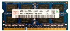 Оперативна пам'ять Hynix 4 GB SO-DIMM DDR3 1600 MHz (HMT351S6CFR8C-PB) Refurbished (Відновлена)