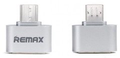 Адаптер Remax OTG - MicroUSB Silver