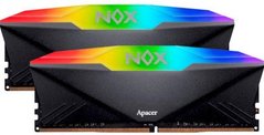 Оперативна пам'ять Apacer 16 GB DDR4 3200 MHz NOX RGB (AH4U16G32C28YNBAA-2)