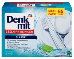 Таблетки для посудомийної машини Denkmit 65 шт
