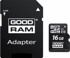 Карта пам'ятi GoodRam microSDHC 16GB (M1AA-0160R12)
