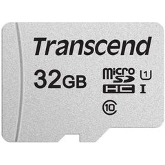 Карта пам'яті Transcend MicroSDHC 32GB UHS-I Class 10 Transcend 300S R95/W45MB/s (TS32GUSD300S)