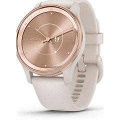 Смарт-годинник Garmin vivomove Trend Peach Gold Stainless Steel Bezel with Ivory Case and Silicone Band (010-02665-01)