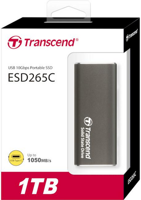 SSD накопичувач Transcend ESD265C 1TB Iron Gray (TS1TESD265C)
