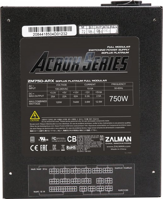 Блок живлення Zalman ZM750-ARX 750W