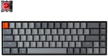 Клавіатура KEYCHRON K6 68 keys Optical Red White LED BLACK (R1_KEYCHRON)