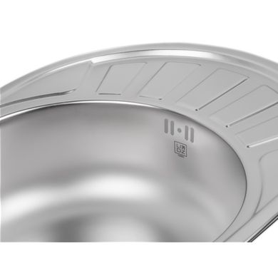 Кухонна мийка Lidz 5745 Satin 0,6 мм (LIDZ574506SAT)