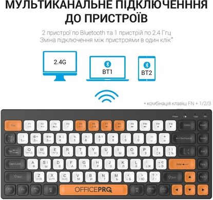 Клавіатура бездротова OfficePro (SK955B)