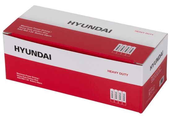 Батарейки HYUNDAI R03 AAA Shrink 4 Heavy Duty