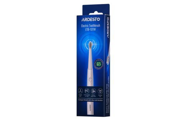 Електрична зубна щітка Ardesto ETB-101W